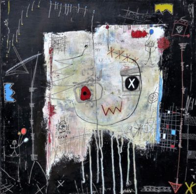 "Tête à Toto aux croix rouges"