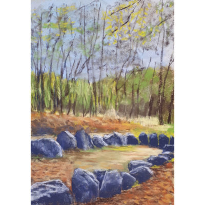 "Jardin au moine en forêt de Brocéliande"