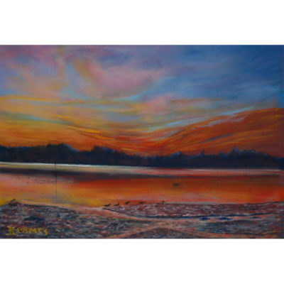 "Coucher de soleil sur Saint Suliac"