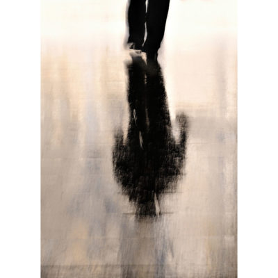 "Marcheur dans la pluie"