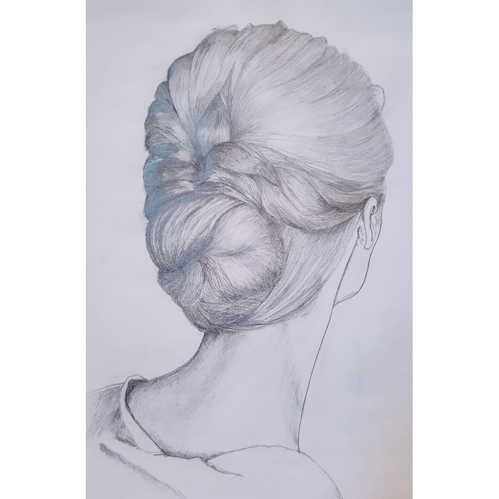 pix Dessin Au Crayon Artistique chignon