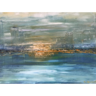 "The city waterfront"