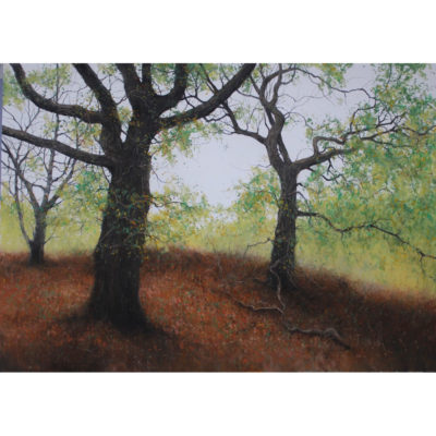 "Trois arbres en automne"