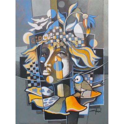"Clownesse bleue"