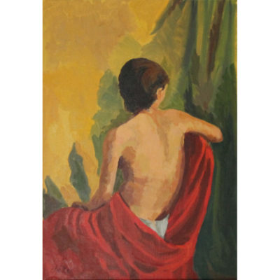 "Nu féminin de dos"
