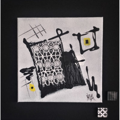 "Jeu de matières et de dentelles 1"
