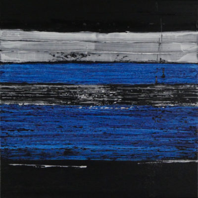 "Black and White with Prussian Blue n°2143"