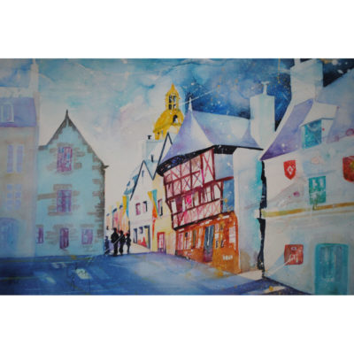 "Saint Renan, place du vieux marché"