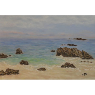 "Couleurs pastels à Hoedic"