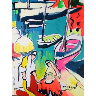 "Deux femmes au port"