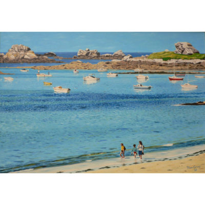 "Promenade sur la plage"