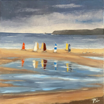 "Les chars à voile de Saint Malo"