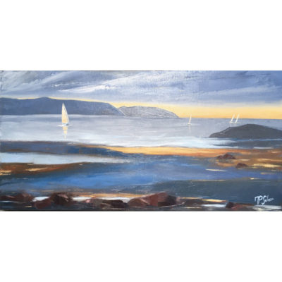 "Lumière sur les voiles blanches"