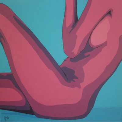 "Corps de femme rose/violet"