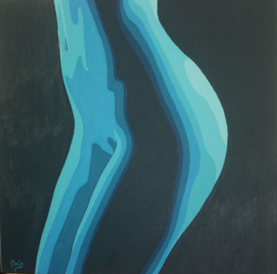 "Le fessier bleu"
