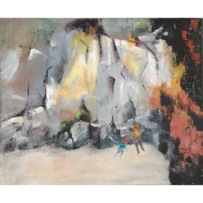 "Au pied des rochers"