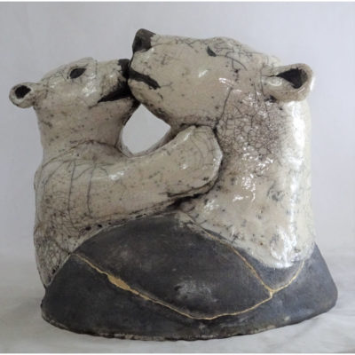 "Le baiser-ourson et sa mère"