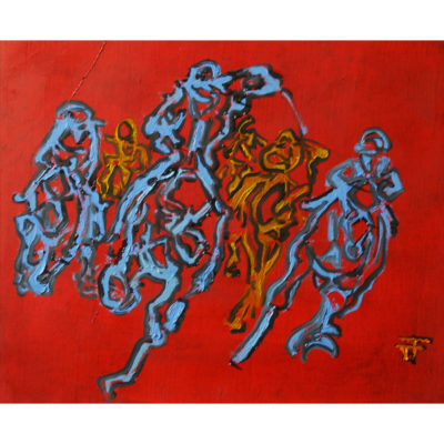 "Bleu à la corde"