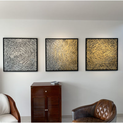 "Triptyque Project'Silver Or"