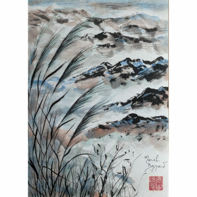 "P: Paysage aux herbes"
