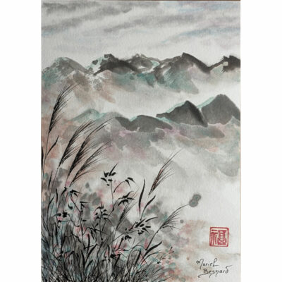 "P: Paysage aux herbes II"
