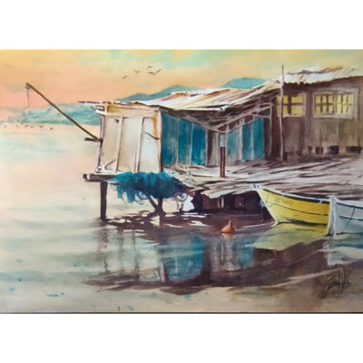"Sète, cabanes de pêcheurs"