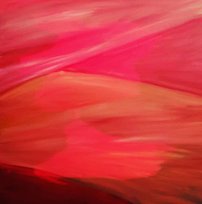 "Coucher de soleil rouge"