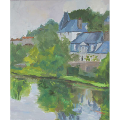 "Reflets sur le Trieux au petit matin"
