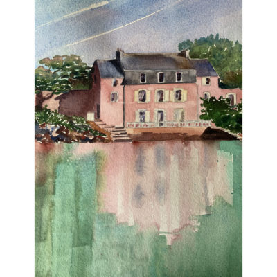 "La maison rose de Port Maria Golfe du Morbihan"