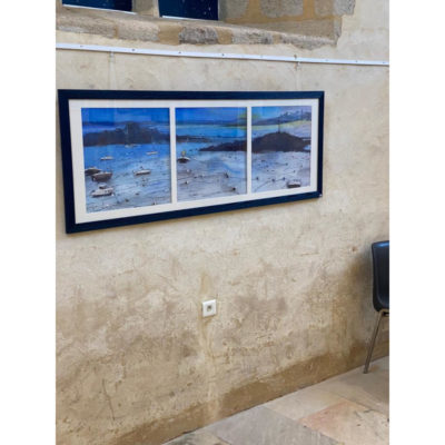 "Triptyque baie de St Cast grande marée basse"