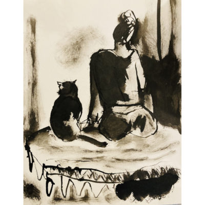 "La femme et le chat"