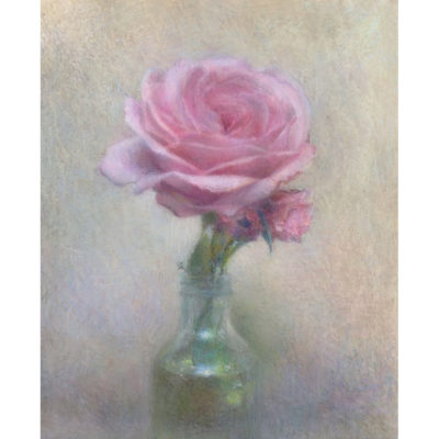 "Rose dans une bouteille "