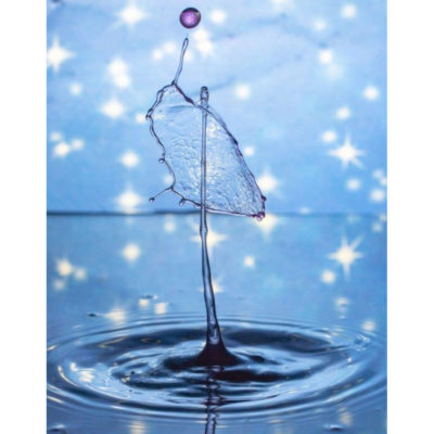 "Collision gouttes d'eau 1"