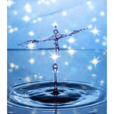 "Collision gouttes d'eau 3"