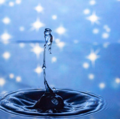 "Collision gouttes d'eau 7"