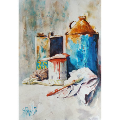 "Bidons de peinture"