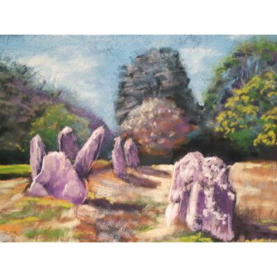 "Menhirs de l'île aux Moine"