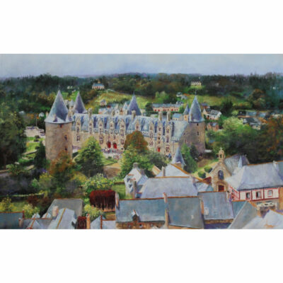 "Josselin vu de Notre Dame du Roncier"