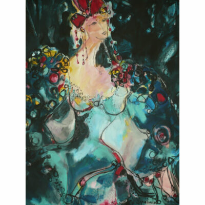 "Femme à la fête"