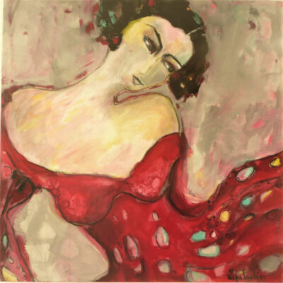 "Femme à la robe rouge"