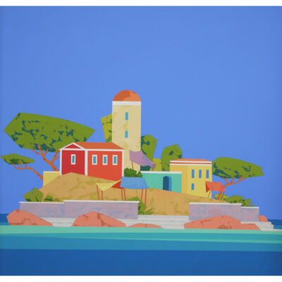 "Série paysages graphiques "Iles 2"