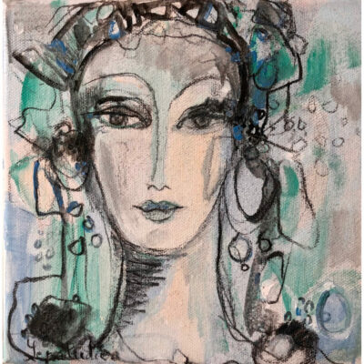 "Portrait bleu"