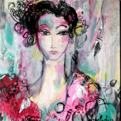 "Portrait fleuri"