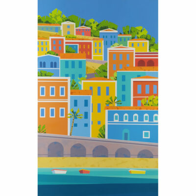 "Série paysages graphiques "Sud de la France"
