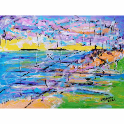"Bretagne Ploumanach abstrait"