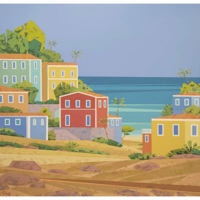 "Série paysages graphiques "Sérenité"