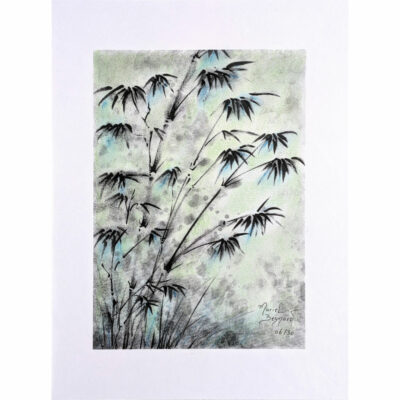 "P: Jardin de bambous"