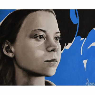 "Portraits d'icônes: Greta Thunberg, Greta hopes"
