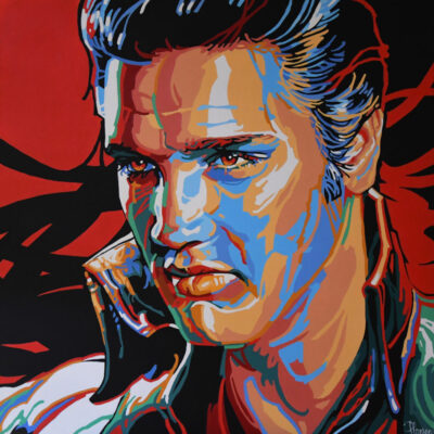 "Portraits d'icônes: Elvis Presley, king of heart"