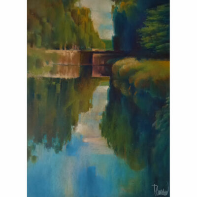 "Paysages: Reflets du canal"